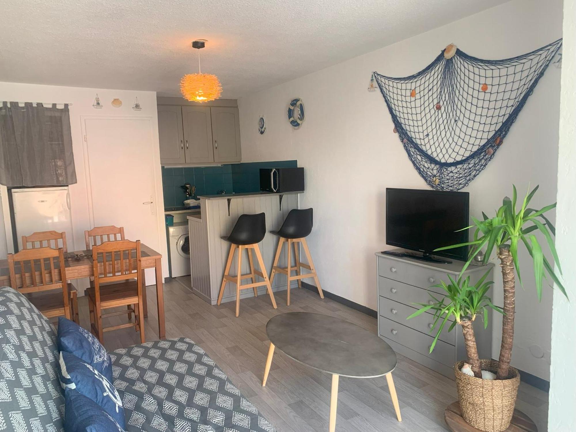Joli Studio Proche Plage Du Mole 아그 외부 사진